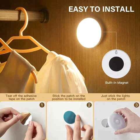 MOTION SENSOR RE-CHARGABLE LIGHT