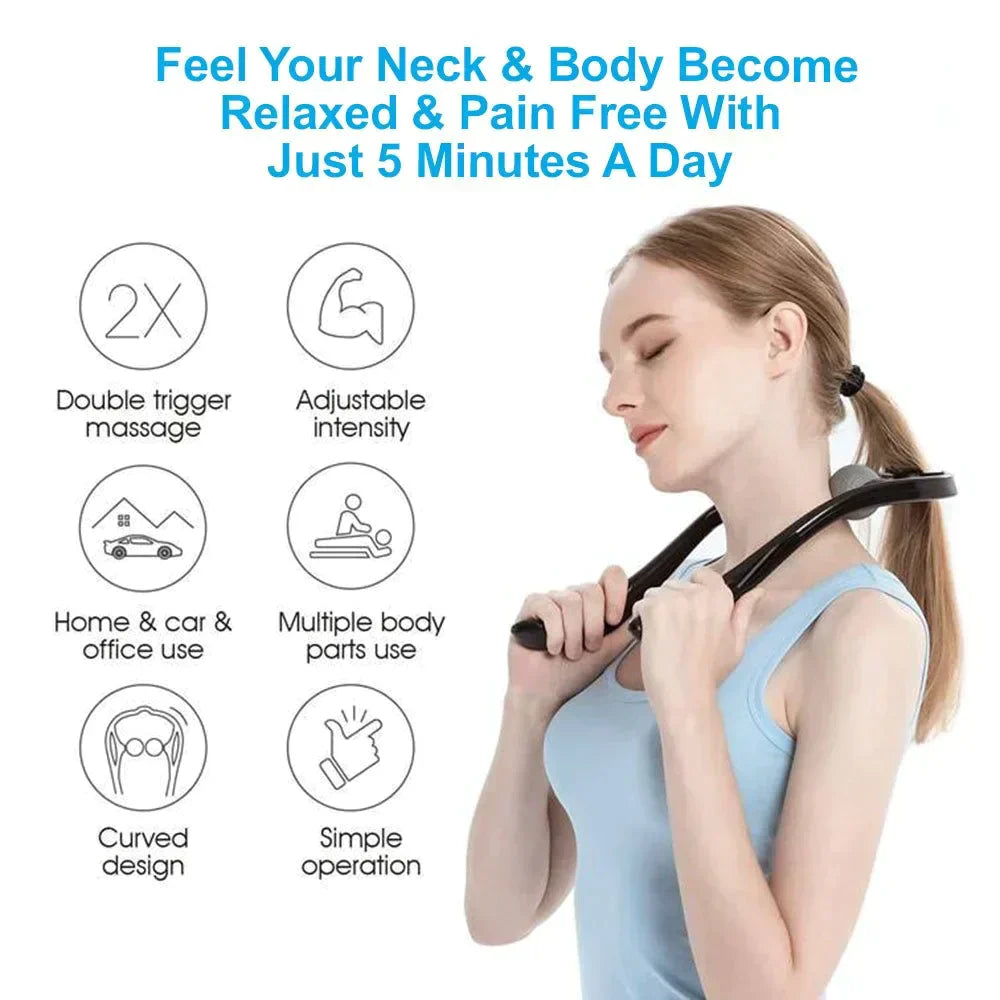 Dual Pressure Point Neck Massager