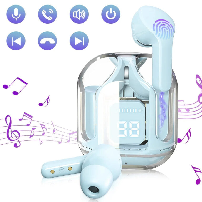 Air31 Earbuds Wireless Crystal Transparent Bluetooth