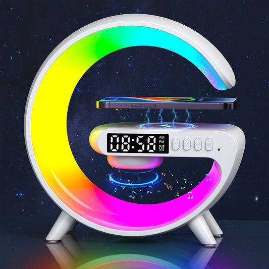 G63 Bluetooth Speaker Atmosphere Light Wireless Charger |Bluetooth Sound Multiple Light Modes