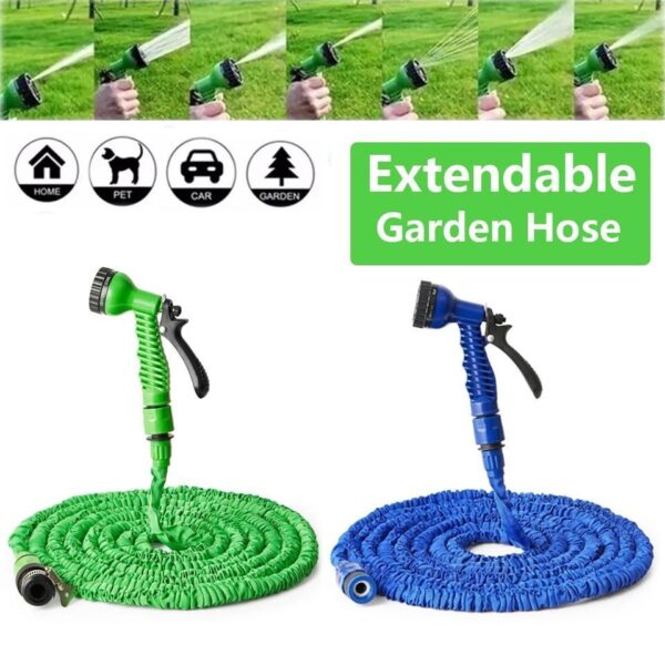 Magic Hose Pipe 100 Ft (Green & Blue)