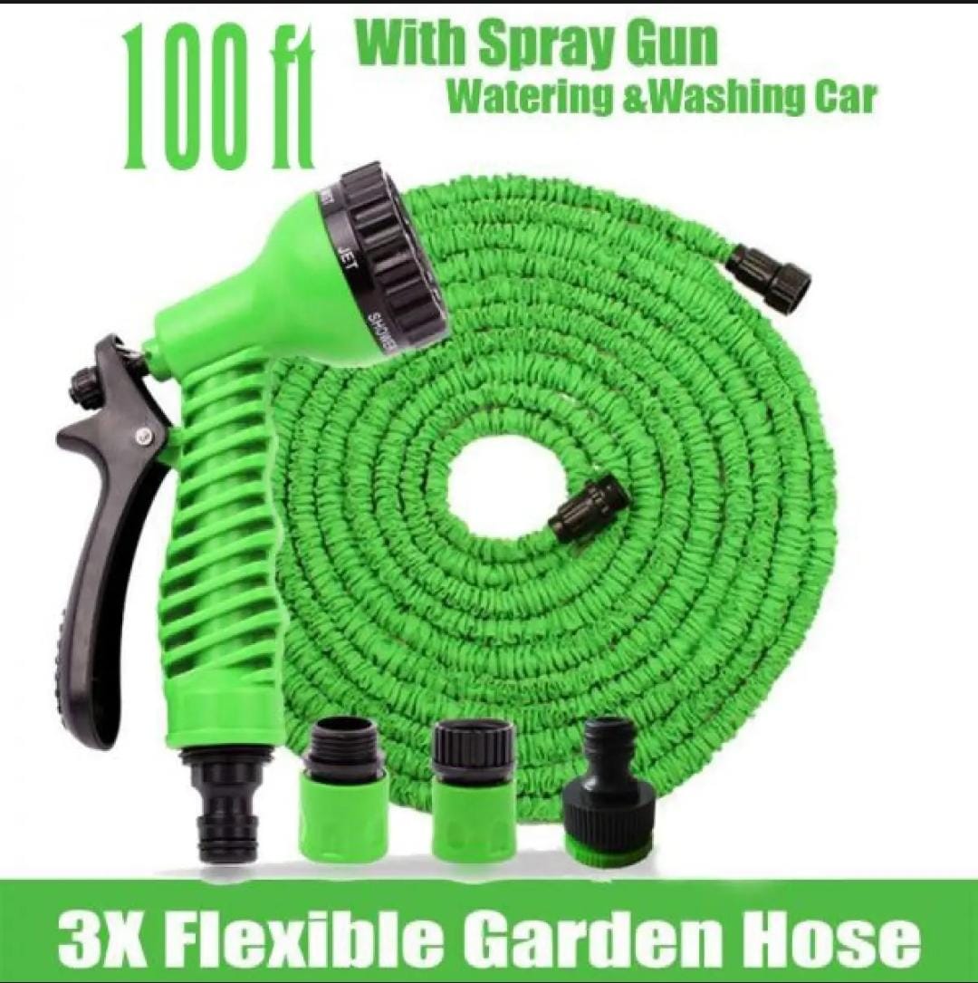 Magic Hose Pipe 100 Ft (Green & Blue)